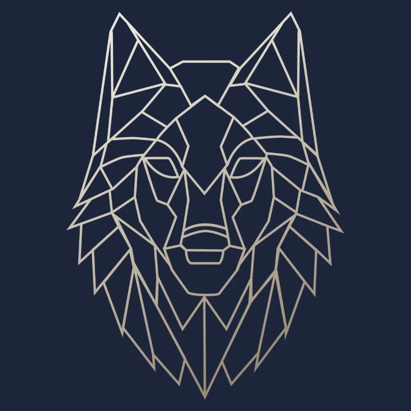 Abstract wolf