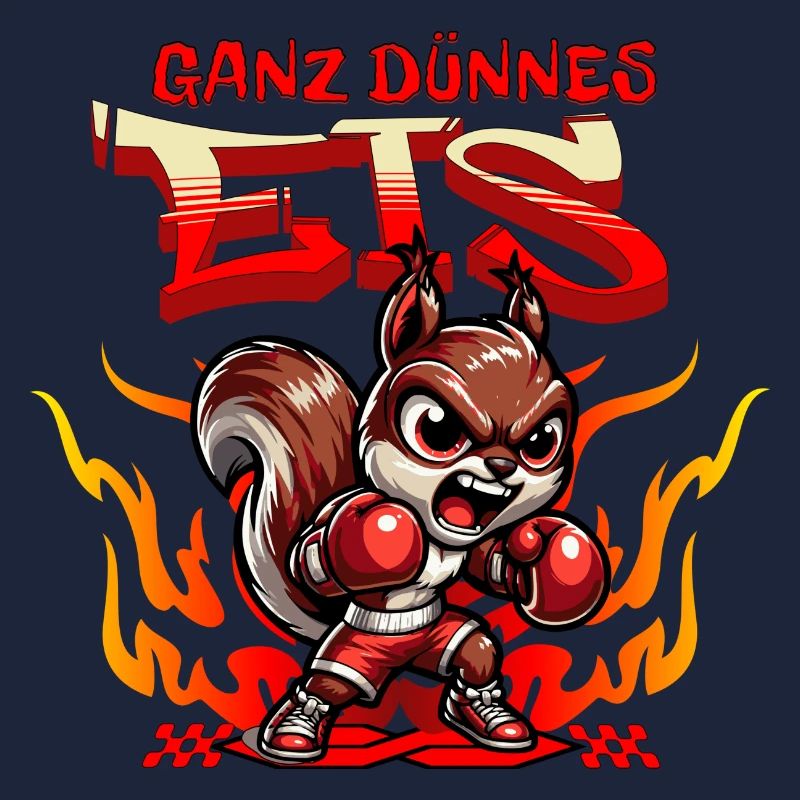 Dünnes Eis Eichhörnchen