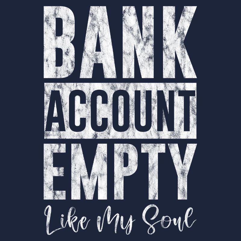 Compte bancaire vide comme mon âme 3
