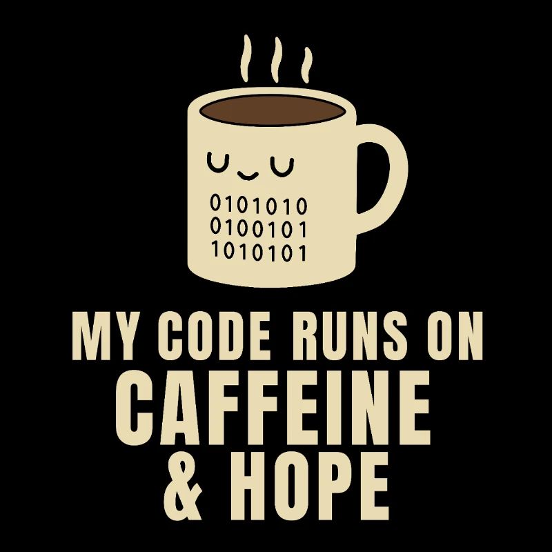 Caffeine & Code – Dev Life Shirt