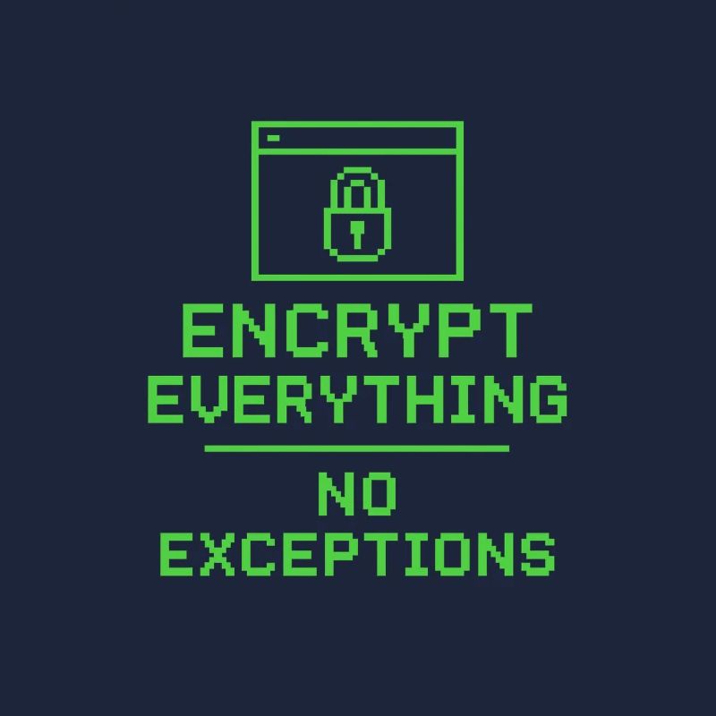 Cryptez tout - sans exception Hacker Tee