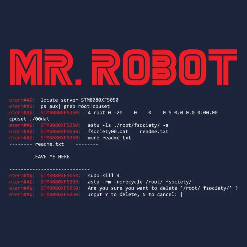 Hacker, mr. robot, computer