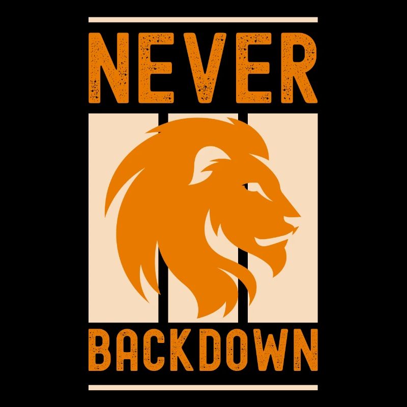 never backdown