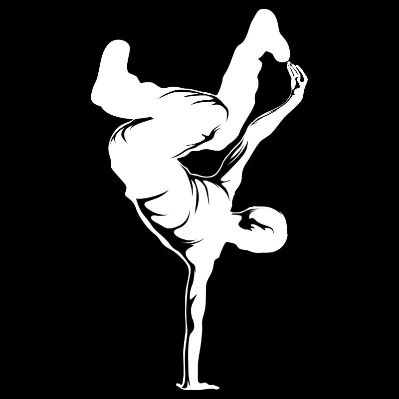 Breakdance Silhouette
