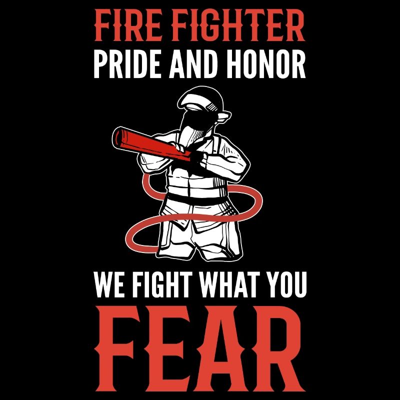 Fierté et honneur Cadeau de pompier dévoué