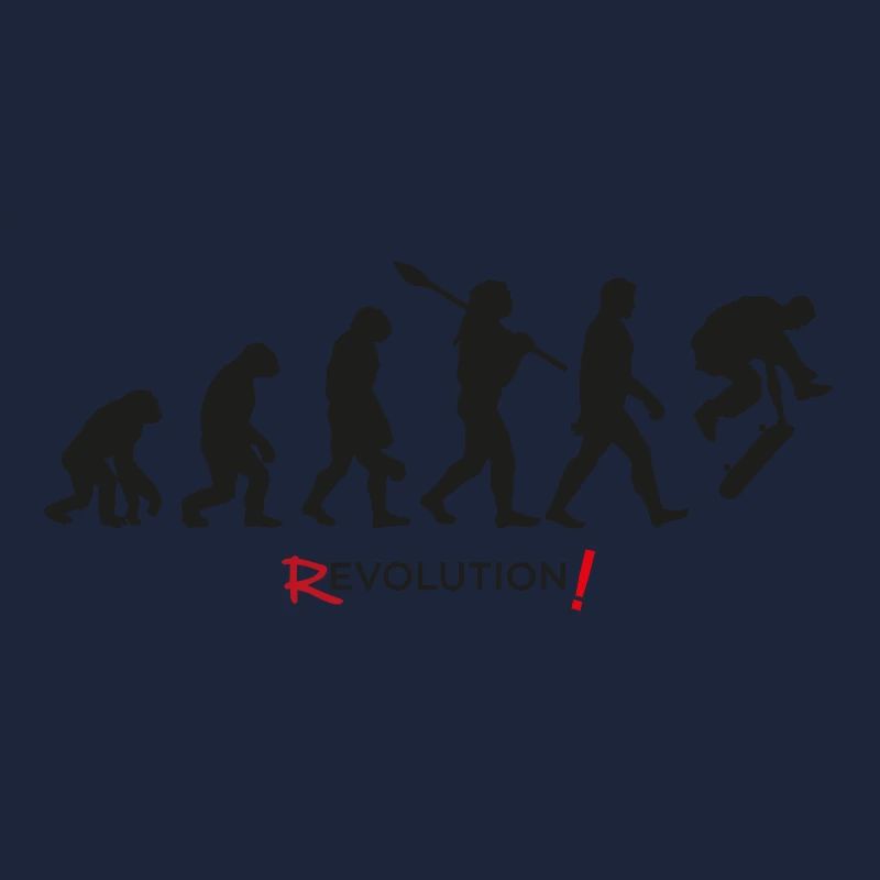 evolution revolution skateboard board