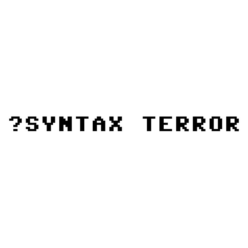 Syntax Terror