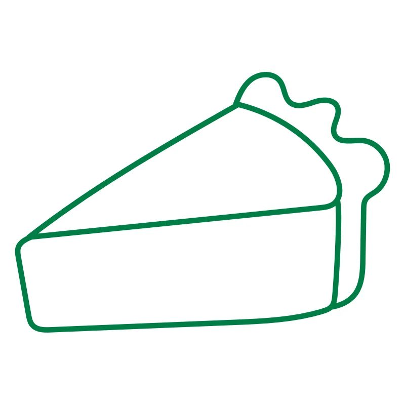 Ein einziges Stück Kuchen