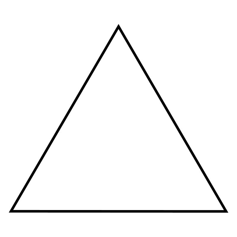 Triangle / / isosceles equilateral / / frame