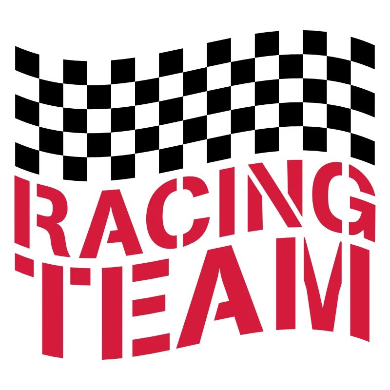 Conception de drapeau Racing Team