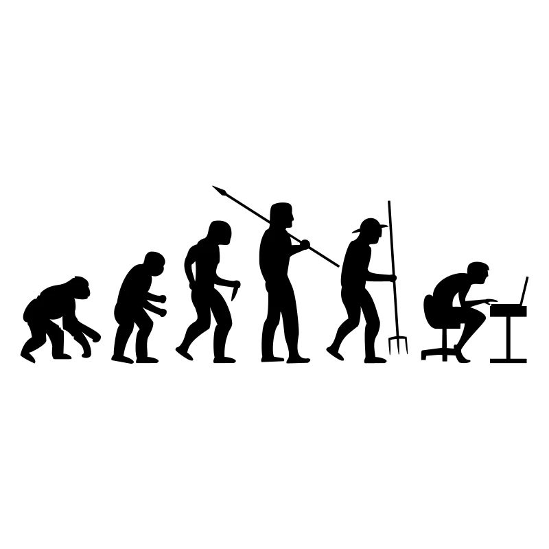 EVOLUTION Du singe à l’homme au bureau