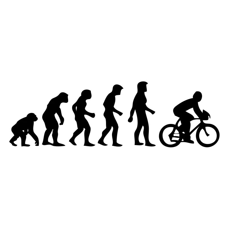 Entwicklung Mann Radfahren