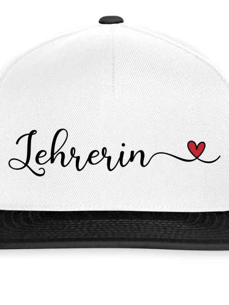 Lehrerin Schriftzug mit Herz