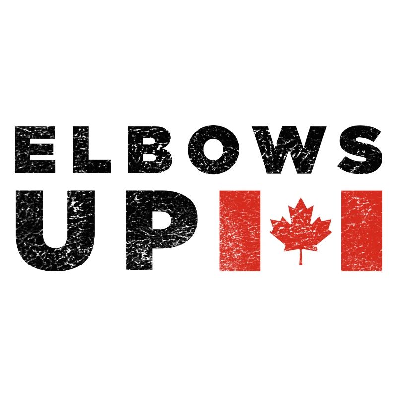 Support Canada – Ellbogen-hoch-Flaggendesign