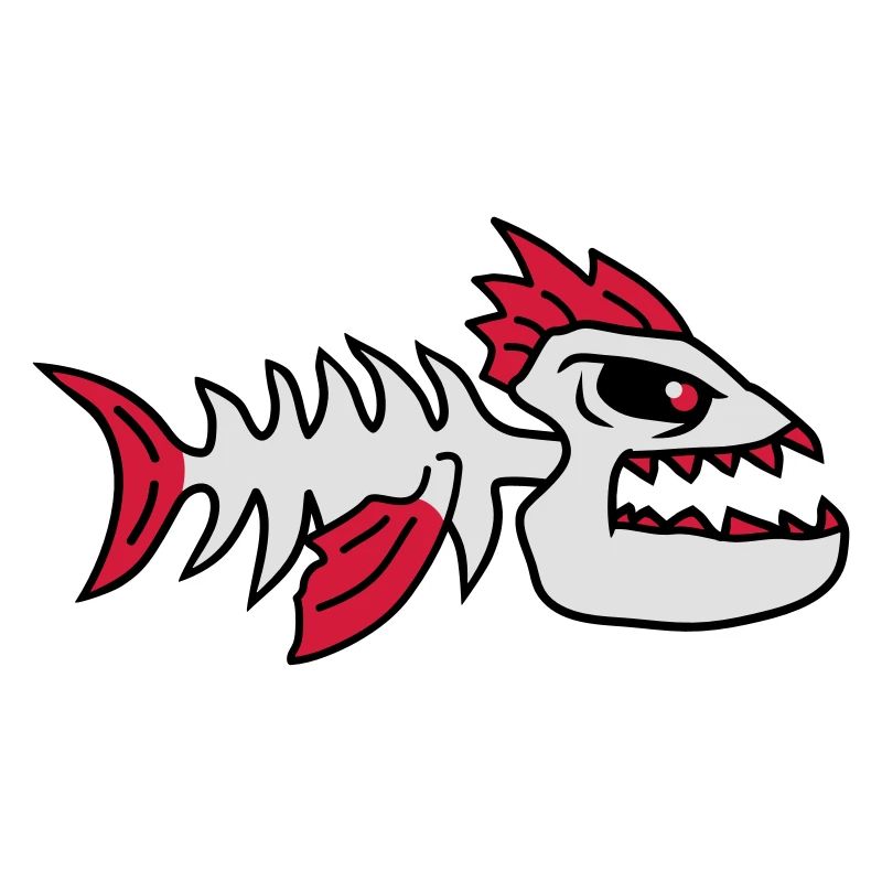 Fish Bone Punk Monster