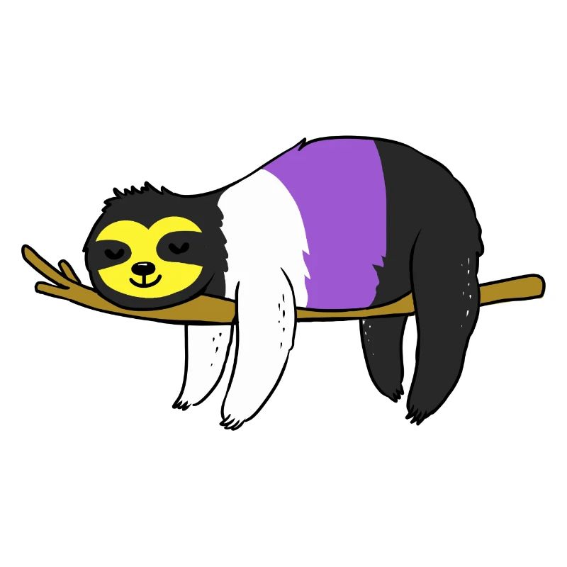 Nonbinary Pride Sloth Nonbinary Pride
