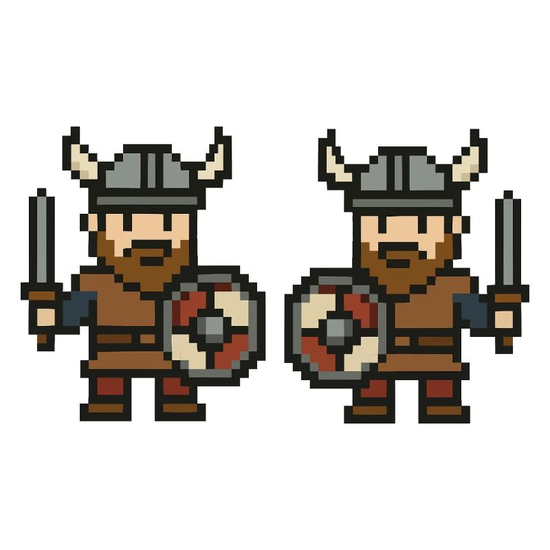 wikinger comic pixel 2