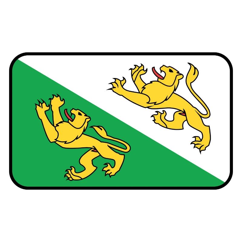 Flaggenvignette oder Logo des Thurgaus