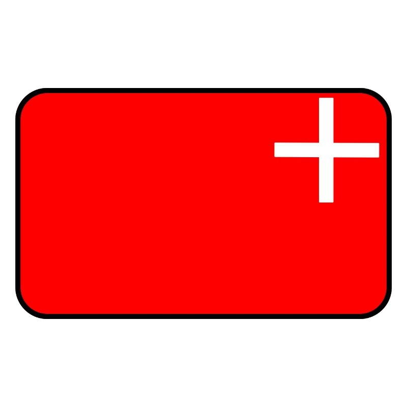 Flaggenvignette oder Logo von Schwyz