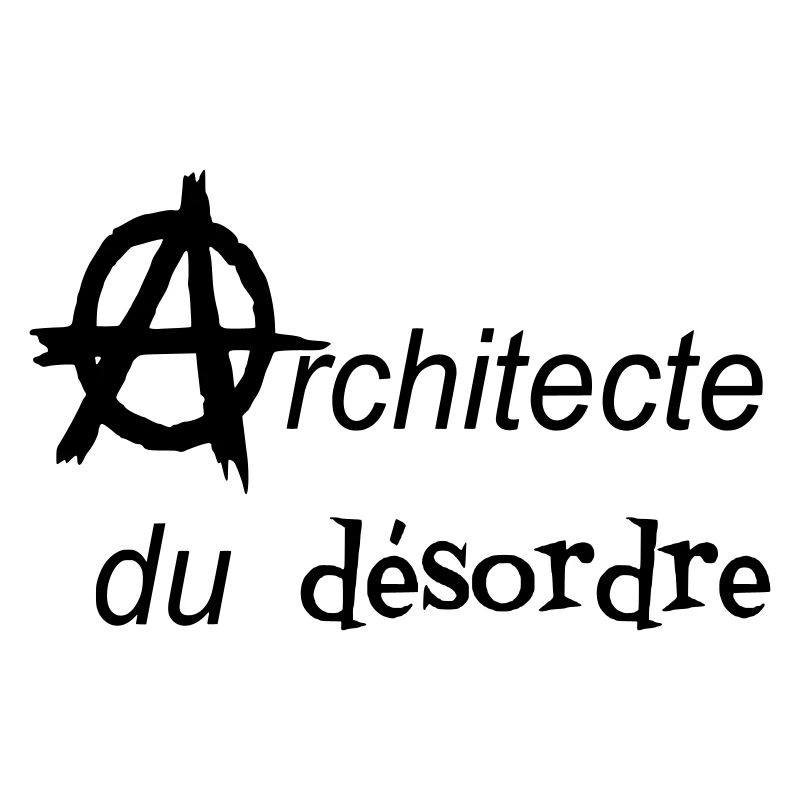 T-Shirt Anarchyarchitekt der Durcheinander-Taschentasche