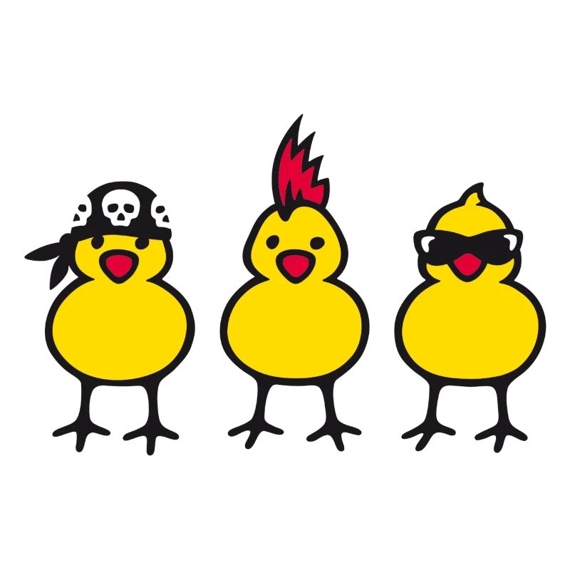 three chicks (b)
