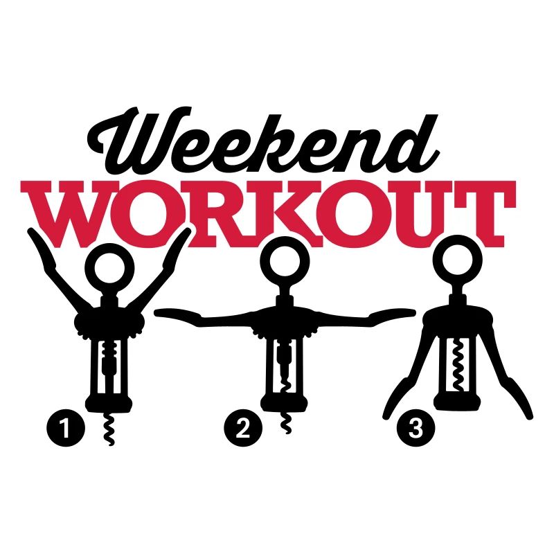 Weekend workout corkscrew