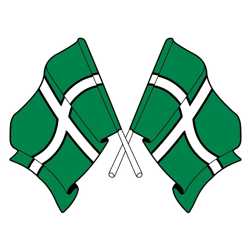 Drapeaux croisés du Devon