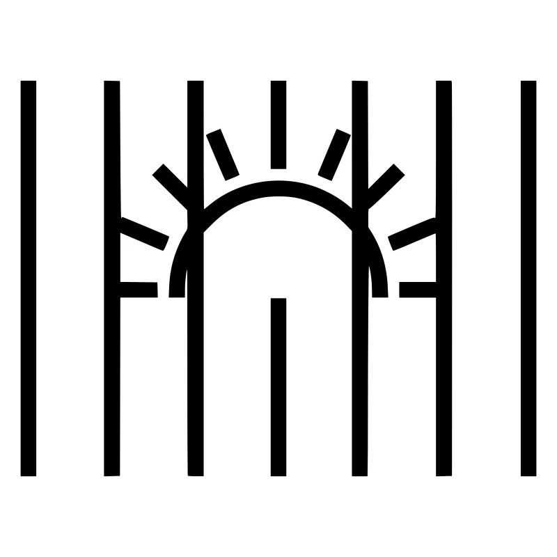 Sun Behind Bars Prison