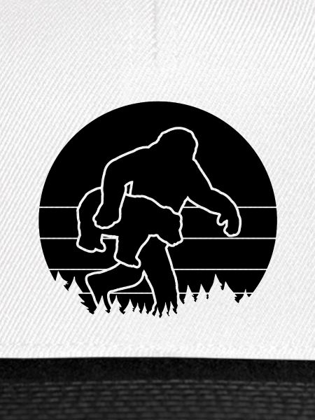 Bigfoot trägt Bären