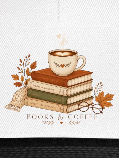 Bücher und Kaffee