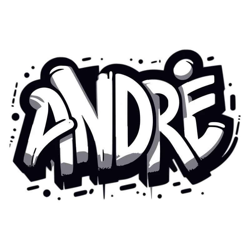 André Name First name Graffiti