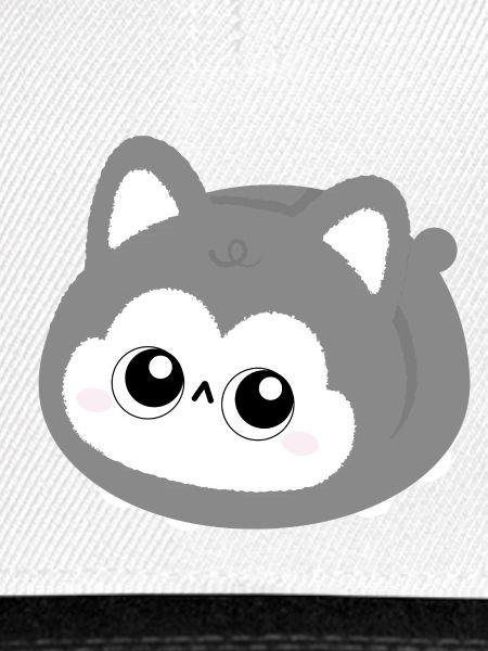 Chibi-Wolken-Husky-Plüsch