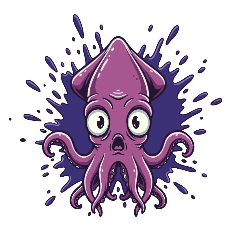 Crazy Ink Octopus Splash