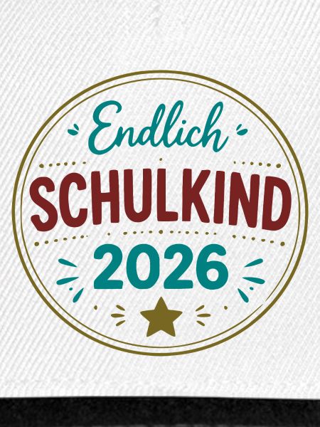 Endlich Schulkind 2026 Badge