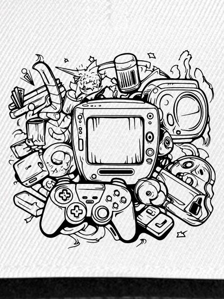 PC Gaming Zeichnung