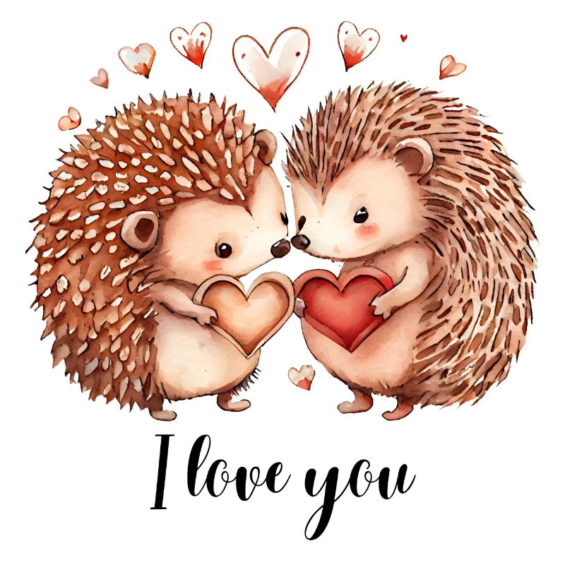 Liebende Igel