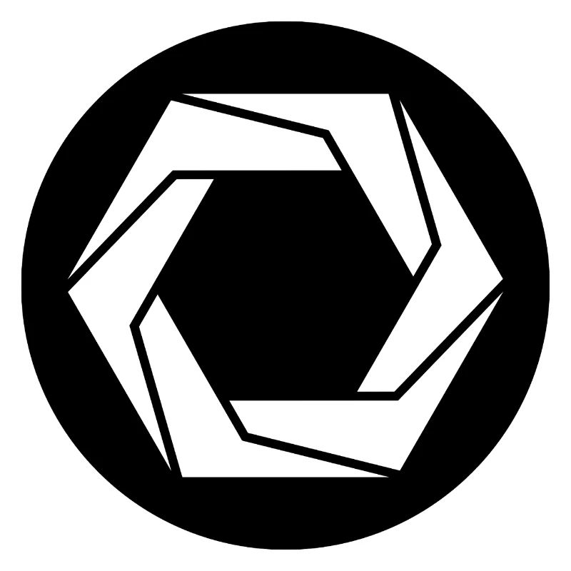 Geometrisches Blendensymbol