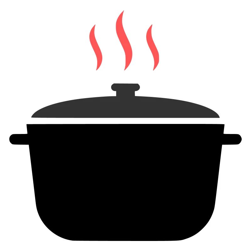 Kochtopf Dampf Kochen