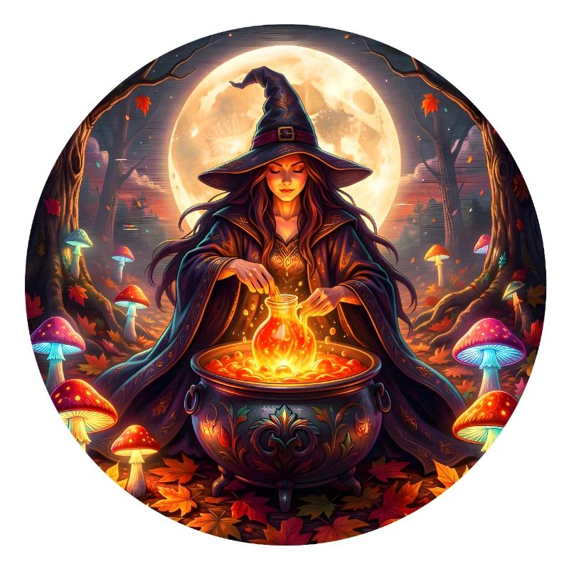 Moonlit Witch's Cauldron