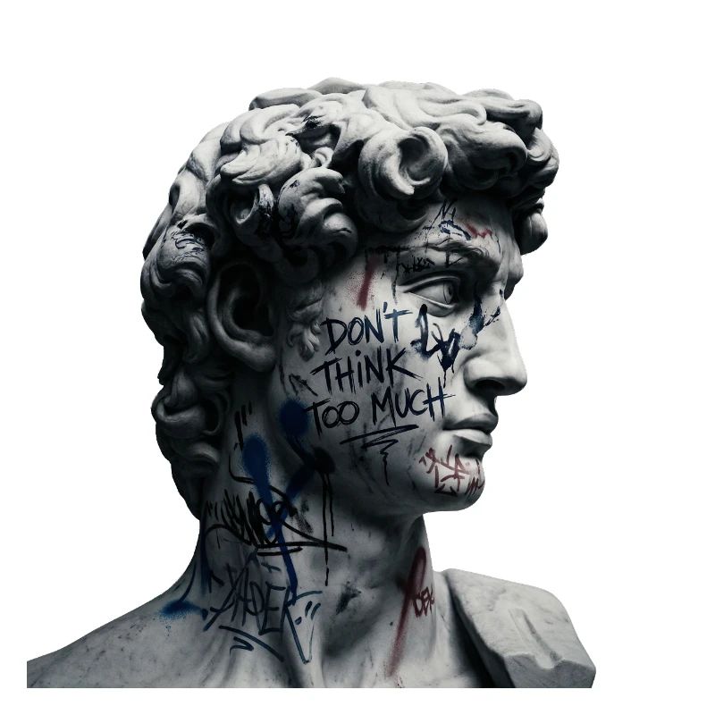 Dont Think Too Much Graffiti-David