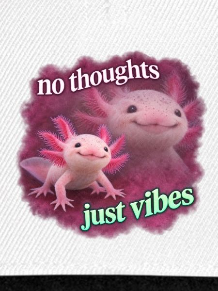 No thoughts just vibes Axolotl