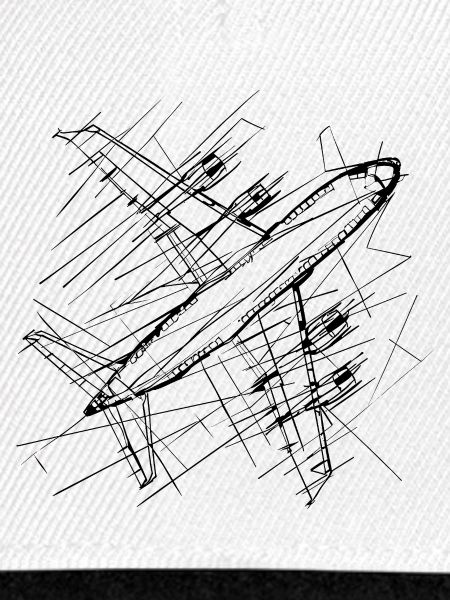 Flugzeug Skizze