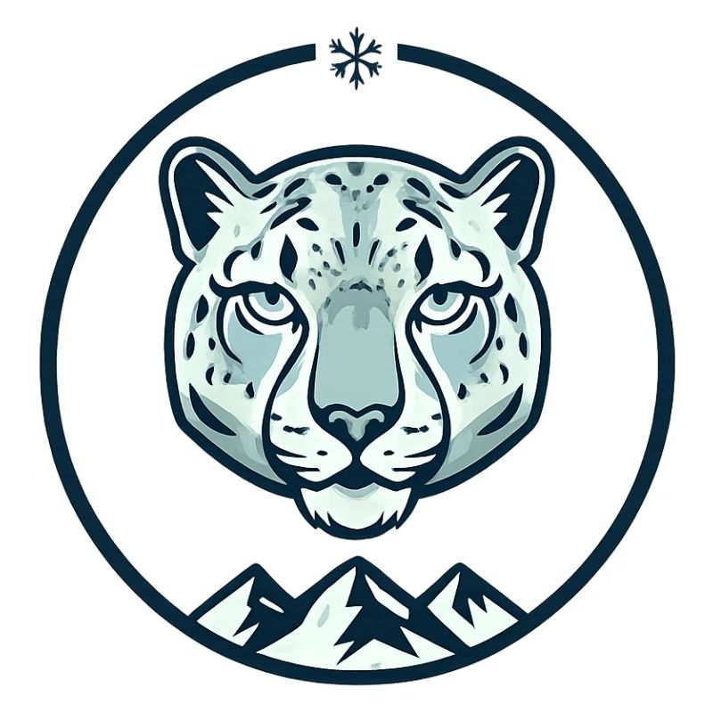 Mountain snow leopard