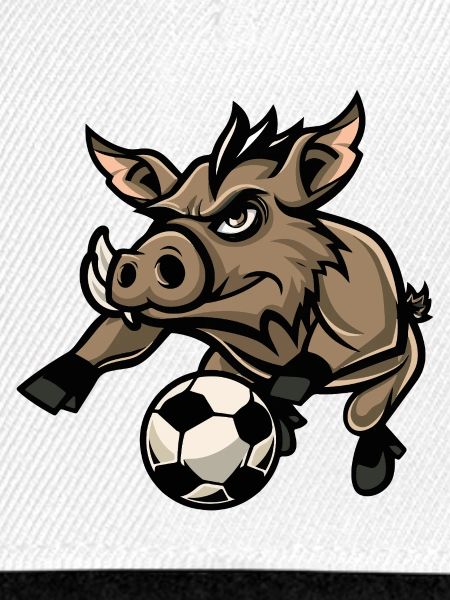 Wildschwein Fußball-Dribbler