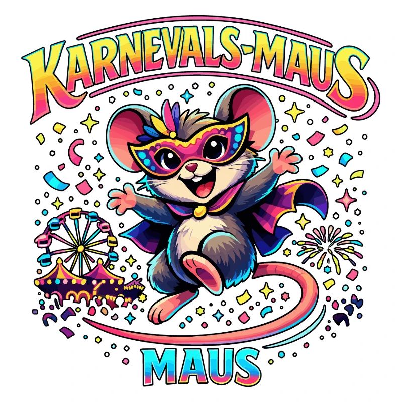 Karnevalsmaus Fasching Kostüm Niedlich Geschenk