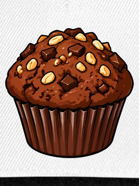 Schoko Muffin Mit Nussstückchen