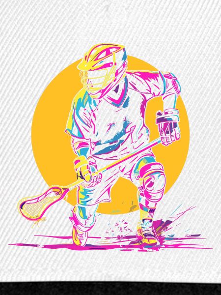 Lacrosse Spieler Synthwave