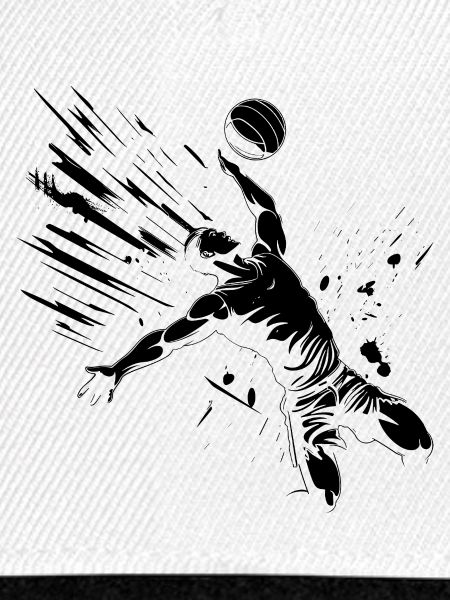 Volleyballer Zeichnung