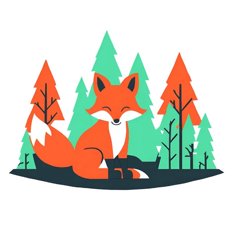 Fuchs im Wald