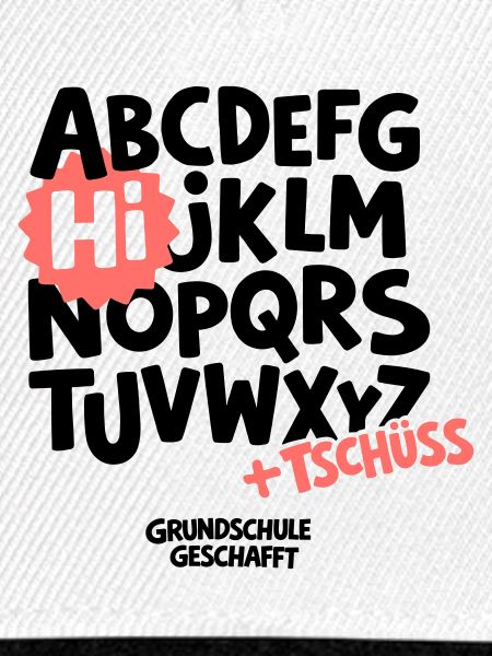 Grundschule Abschluss Shirt ABC